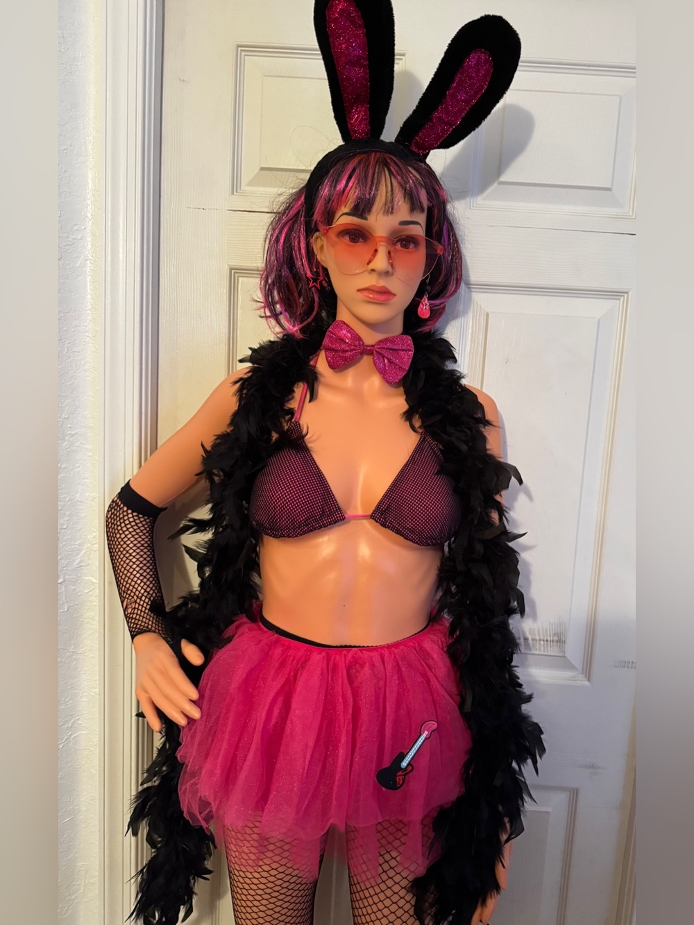 Punk Rock Bunny Costume